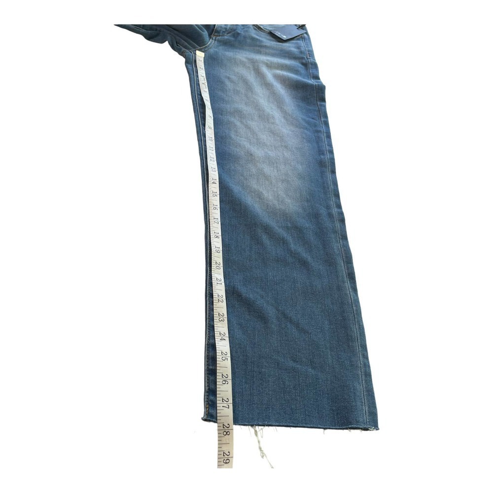 Joe's Jeans Mid Rise Boyfriend wide leg Crop w/ Raw Hem- Size 25-NWT- MSRP $189 - Picture 6 of 9